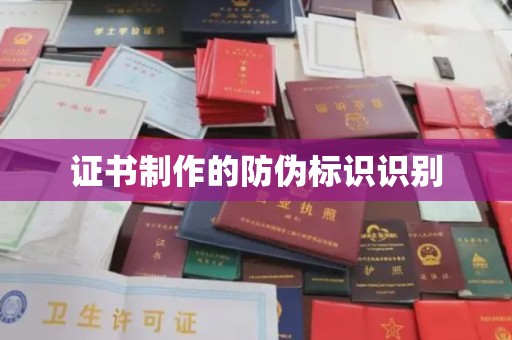 陇川证书制作的防伪标识识别