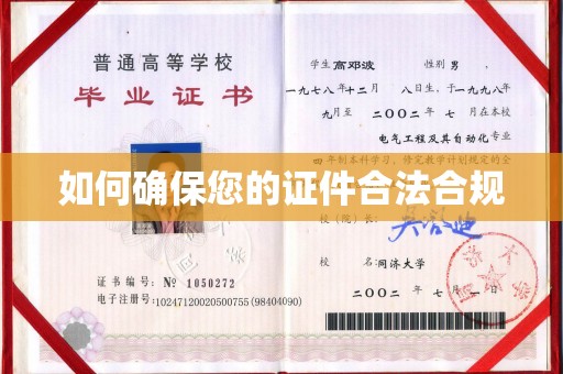 陇川如何确保您的证件合法合规