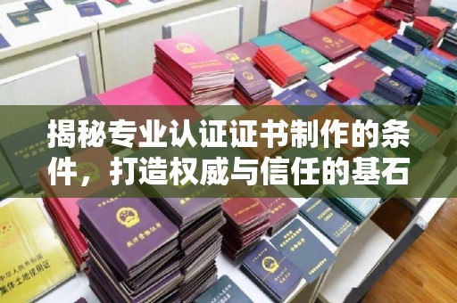 陇川揭秘专业认证证书制作的条件，打造权威与信任的基石