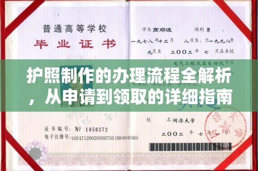陇川护照制作的办理流程全解析，从申请到领取的详细指南