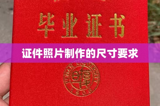 陇川证件照片制作的尺寸要求